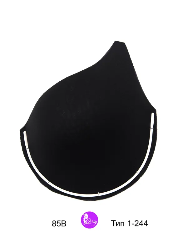 Чашки спейсер АМ-01, 85В-90А-80С-75D-70Е, черный