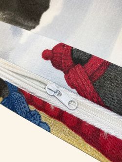 Пододеяльник перкаль Сказка "Лапландия" 1,5-спальный на молнии 145x215 см