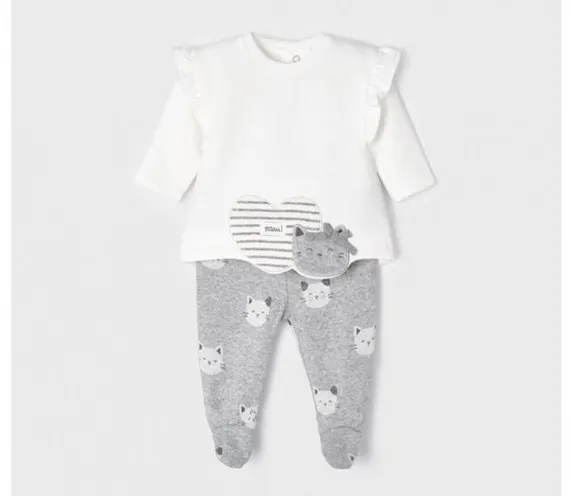 Комплект для девочки Mayoral Newborn Серый