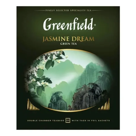 ГРИНФИЛД Жасмин Дрим (Greenfield - Jasmine Dream) зеленый, 100пак/1шт