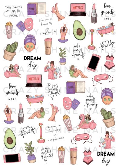 Слайдер-дизайн Crazy Shine Nails mini: Доброе утро