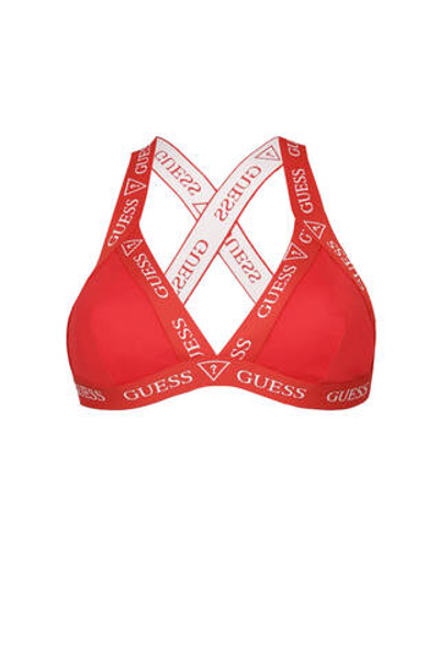 топ бикини Guess Underwear - красный(E82A01 LY00F)