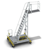 Вышка-стремянка алюминиевая для нефтяной промышленности MEGAL ВСА-5,0Н2 (3,6-5,0) -1