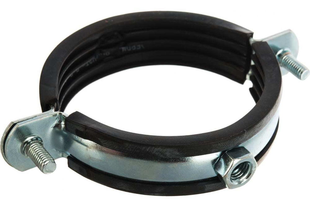 Трубный хомут с гайкой ЗУБР 2 1/2", 6шт, оцинкованный 37850-75-80