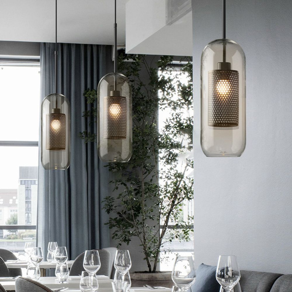 Подвесной светильник CATCH AMBER Ball L D30