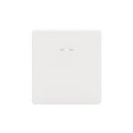 Выключатель ROUND 1 кл перекрестный (переключатель) с подсветкой 10А с/у перламутр KRANZ