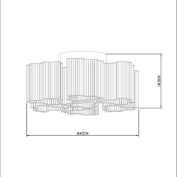 Накладная люстра ARTE Lamp A8567PL-7CL