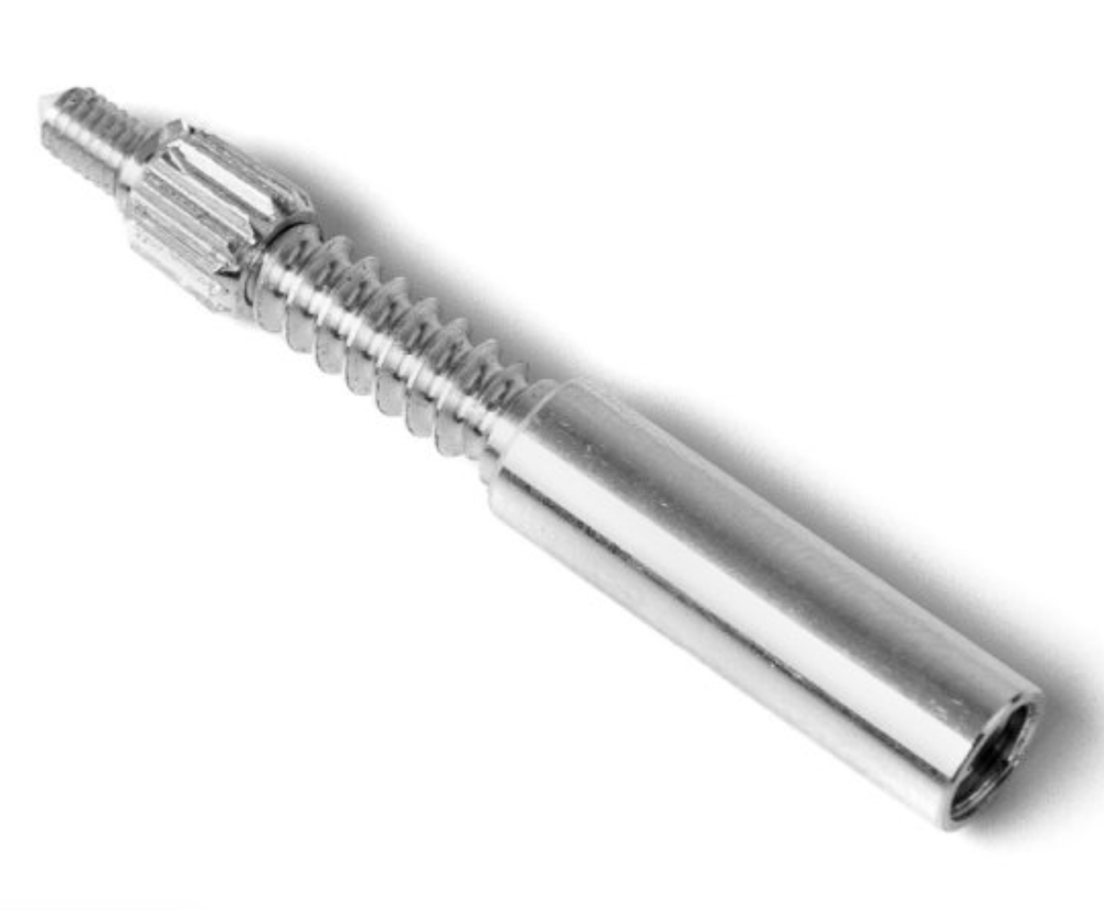 Адаптер-иголка A2S GUN № 2, (дюраль, резьба мама, дюймовая, 8/36)
