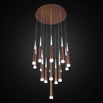 Люстра подвесная светодиодная CL227163 кофейный Вегас Citilux