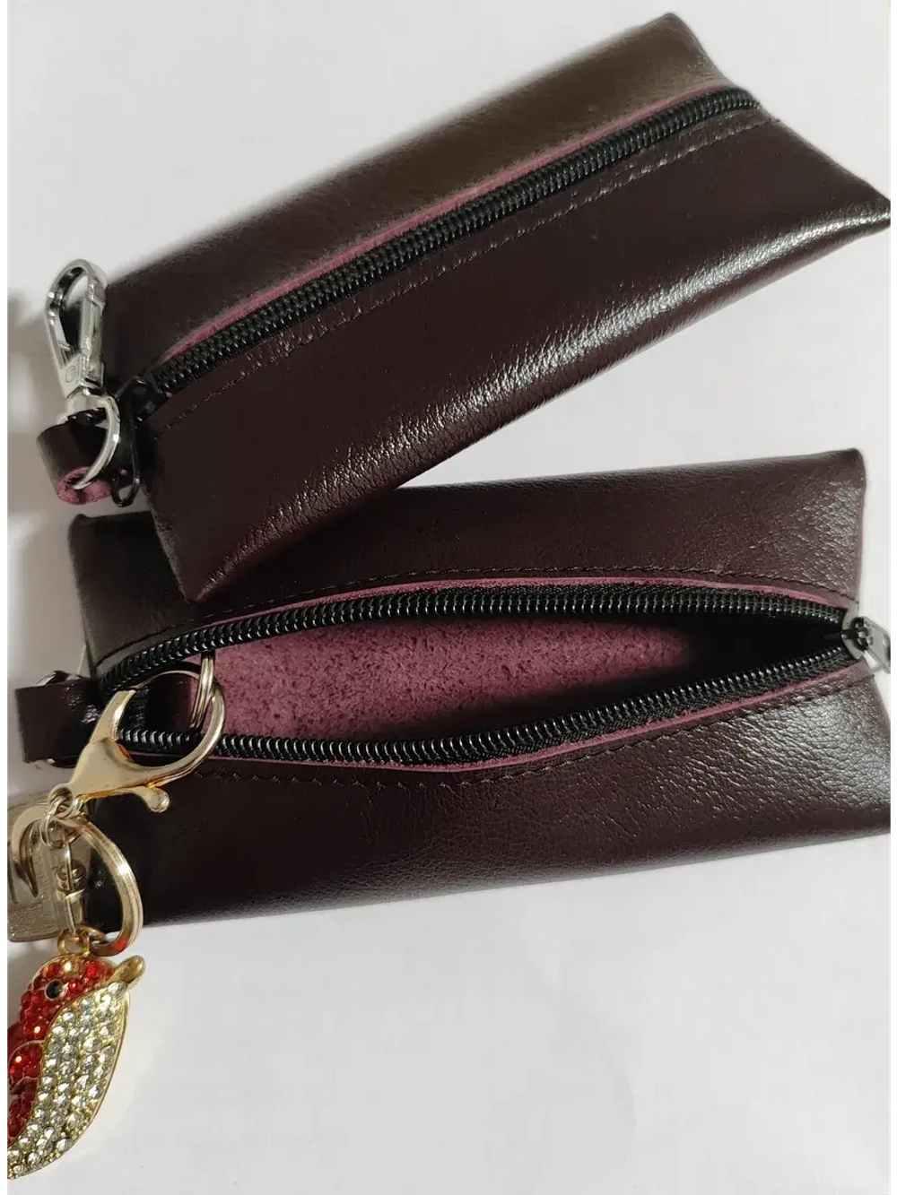 Ключница карманная из натуральной кожи