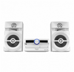 Музыкальный центр Panasonic SC-UX100E-W, белый, 300 Вт, CD, CDRW, FM, USB, BT