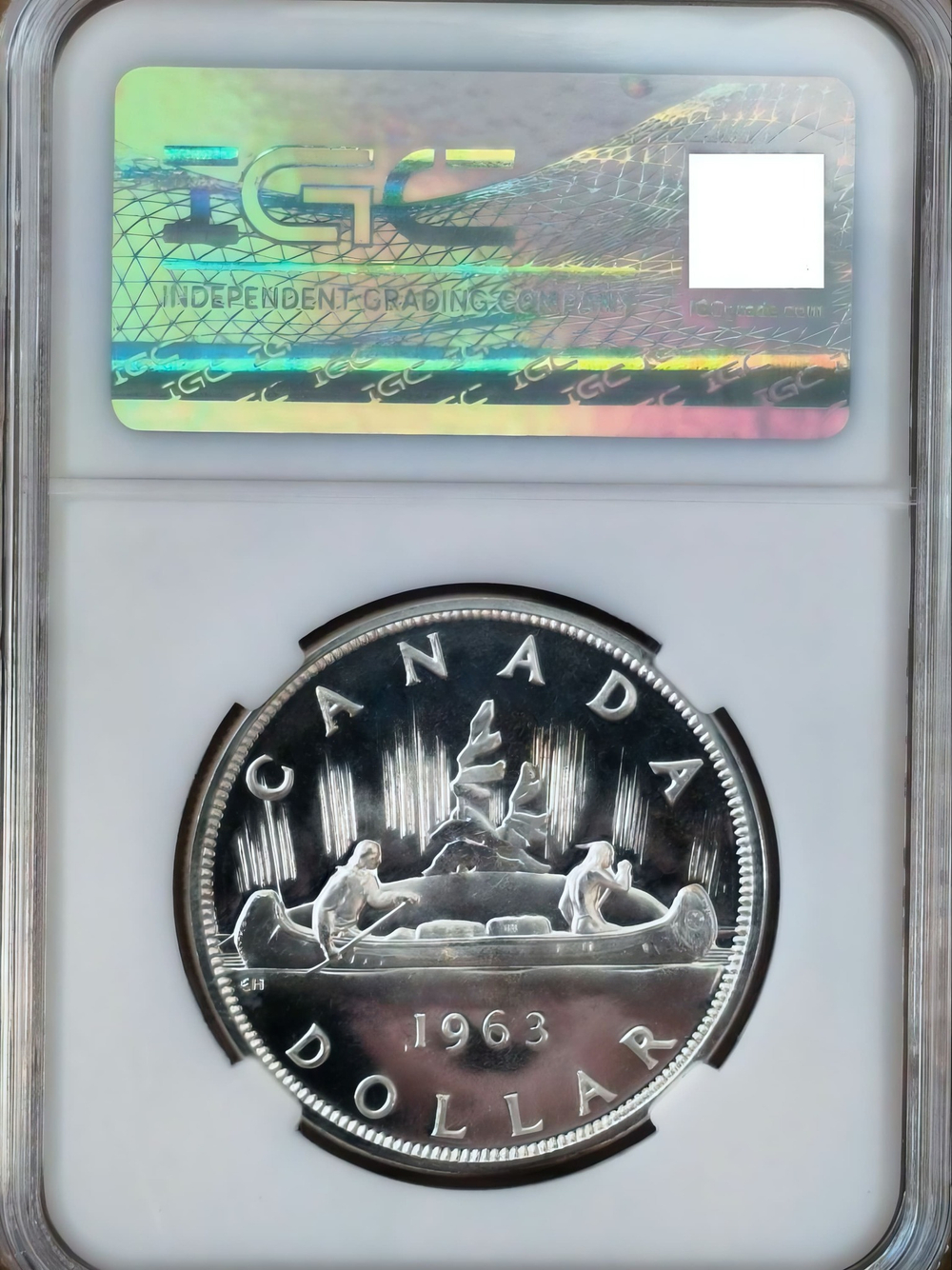 Монета 1 доллар (dollar) 1963 год Канада