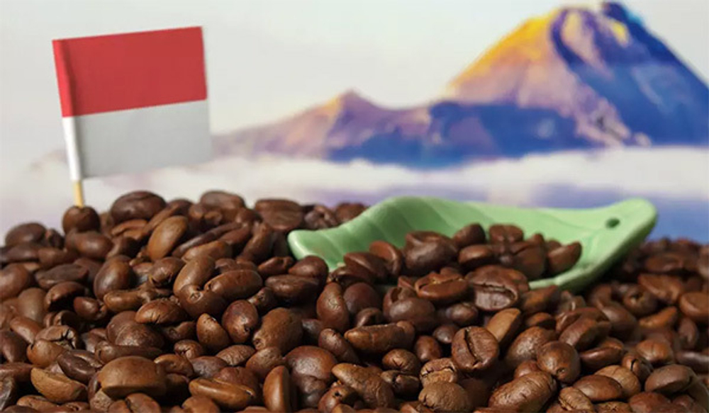 Кофе в зернах Santa Fe Индонезия Сулавеси Калосси Арабика 1кг