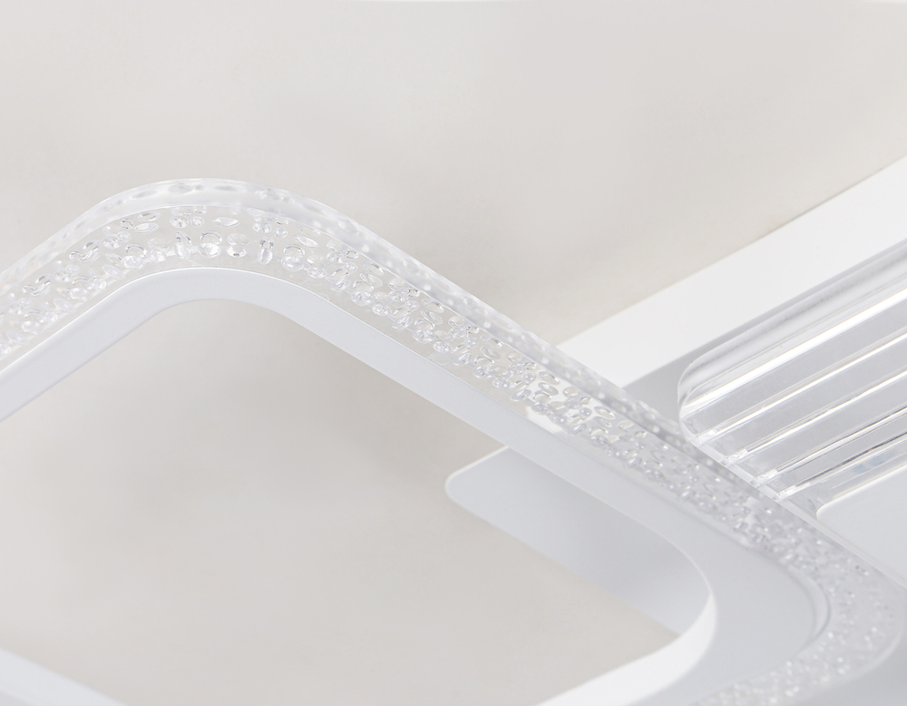 Светильник потолочный светодиодный с пультом FA4281/4 WH белый 56W 3000K+6400K/4200K/6400K+3000K 525*525*75 (ПДУ ИК)