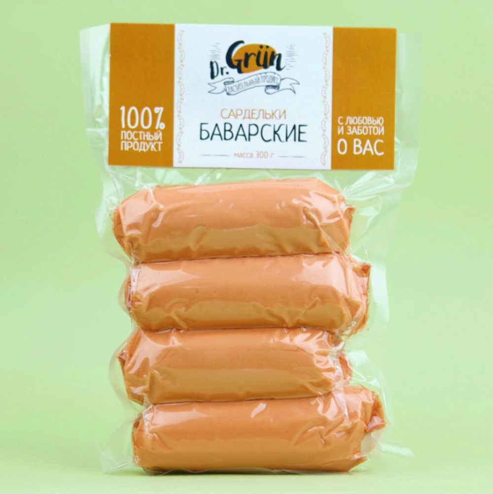 ДГ Продукт растительный Сардельки "Баварские" 300г