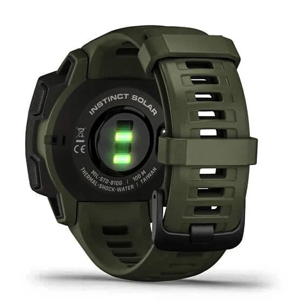 Спортивные наручные часы GARMIN INSTINCT Solar Tactical Moss, 010-02293-04