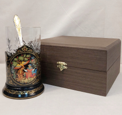 Чайный набор "Иван-царевич и жар-птица" (Ручная роспись Палех)