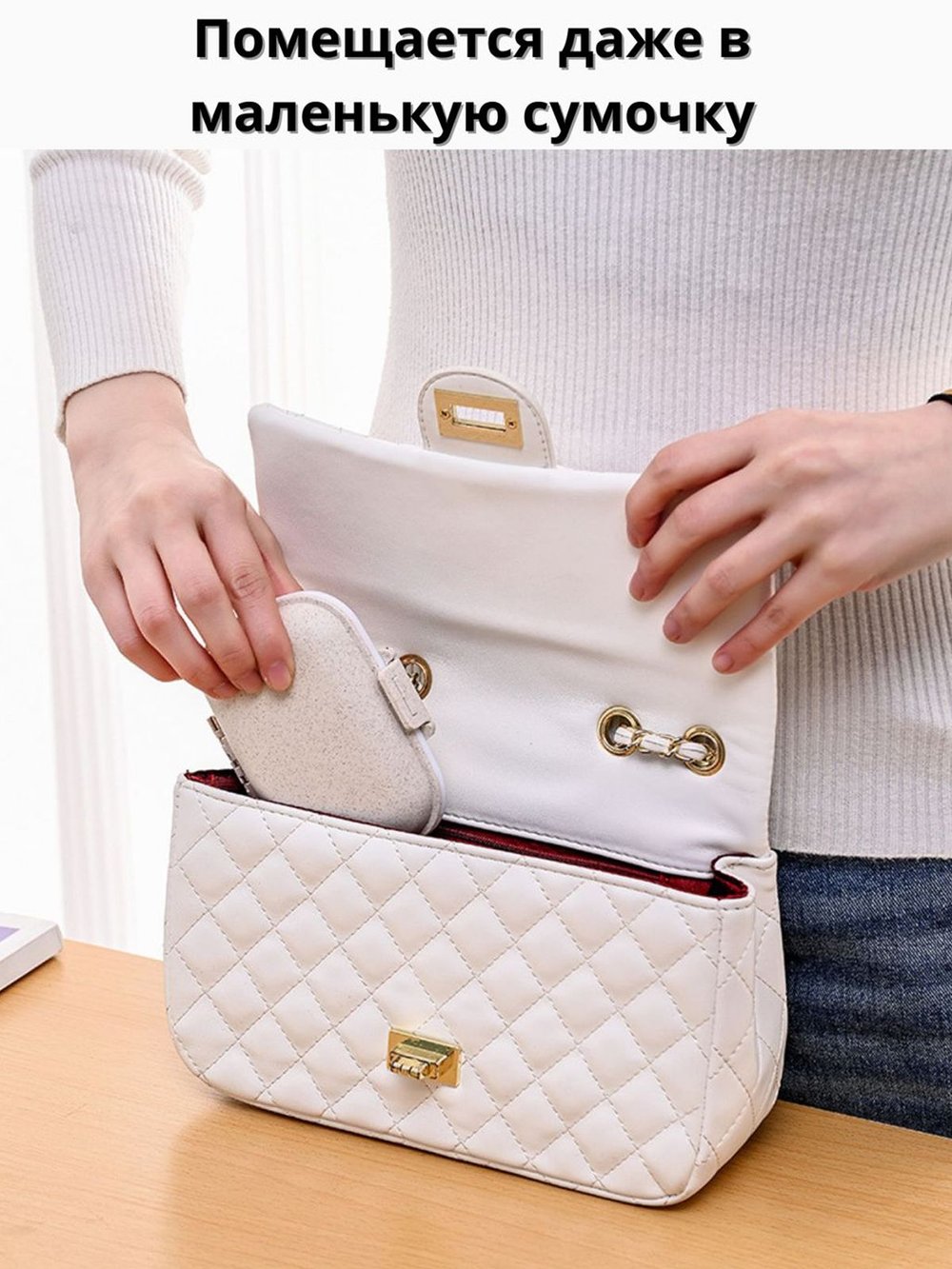 Таблетница карманная с собой на день 8 ячеек, Бирюзовый