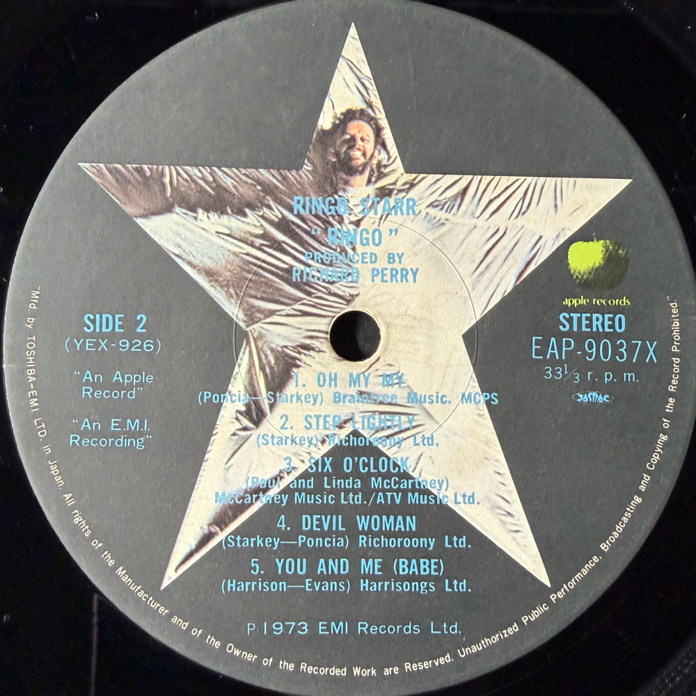 Виниловая пластинка Ringo Starr ‎– Ringo LP