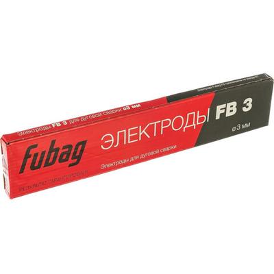 Электроды Fubag с рутиловым покрытием FB 3 D 3.0мм (0.9 кг)  38859