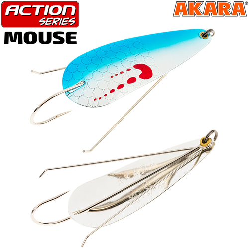 Блесна колеб. незац. Akara Action Series Weedless Mouse 70 12гр. 3/7oz. AB21