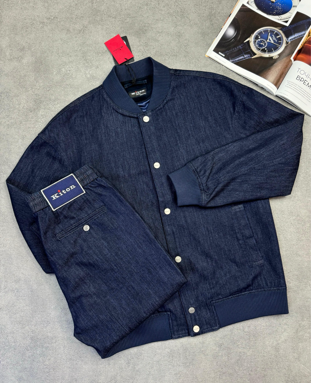 Джинсовый костюм Kiton