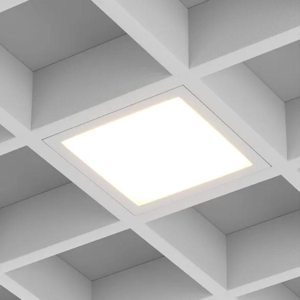 Светильник DL-GRIGLIATO-S190x190-24W Warm3000 (WH, 100 deg, 230) (Arlight, IP40 Металл, 5 лет) 045700