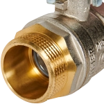 Кран шаровой полнопроходной ROMMER - 1"1/4 (ВР/НР, PN40, ручка-рычаг)