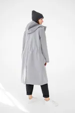 Плащ ko-ko-ko женский непромокаемый серый