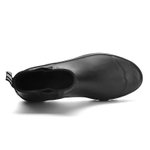 Jeep Waterproof Abrasion Resistant Cushioning Rain Boots Unisex Black
