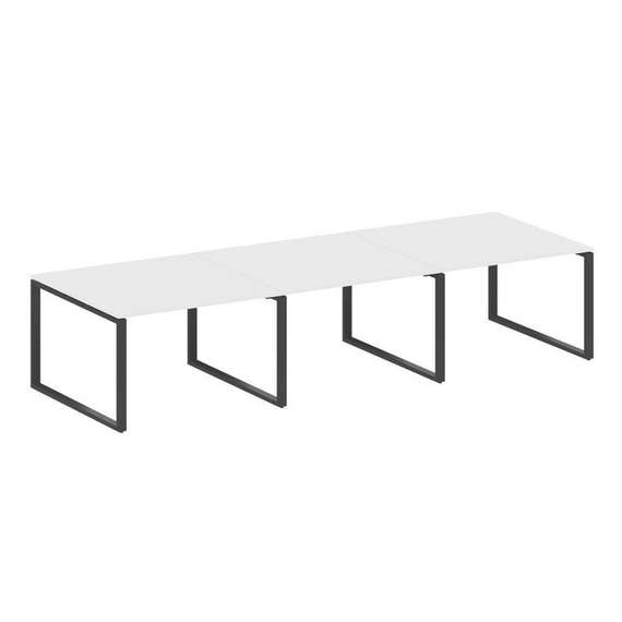 Метал Систем Переговорный стол (3 столешницы) на О-оразном м/к БО.ПРГ-3.2