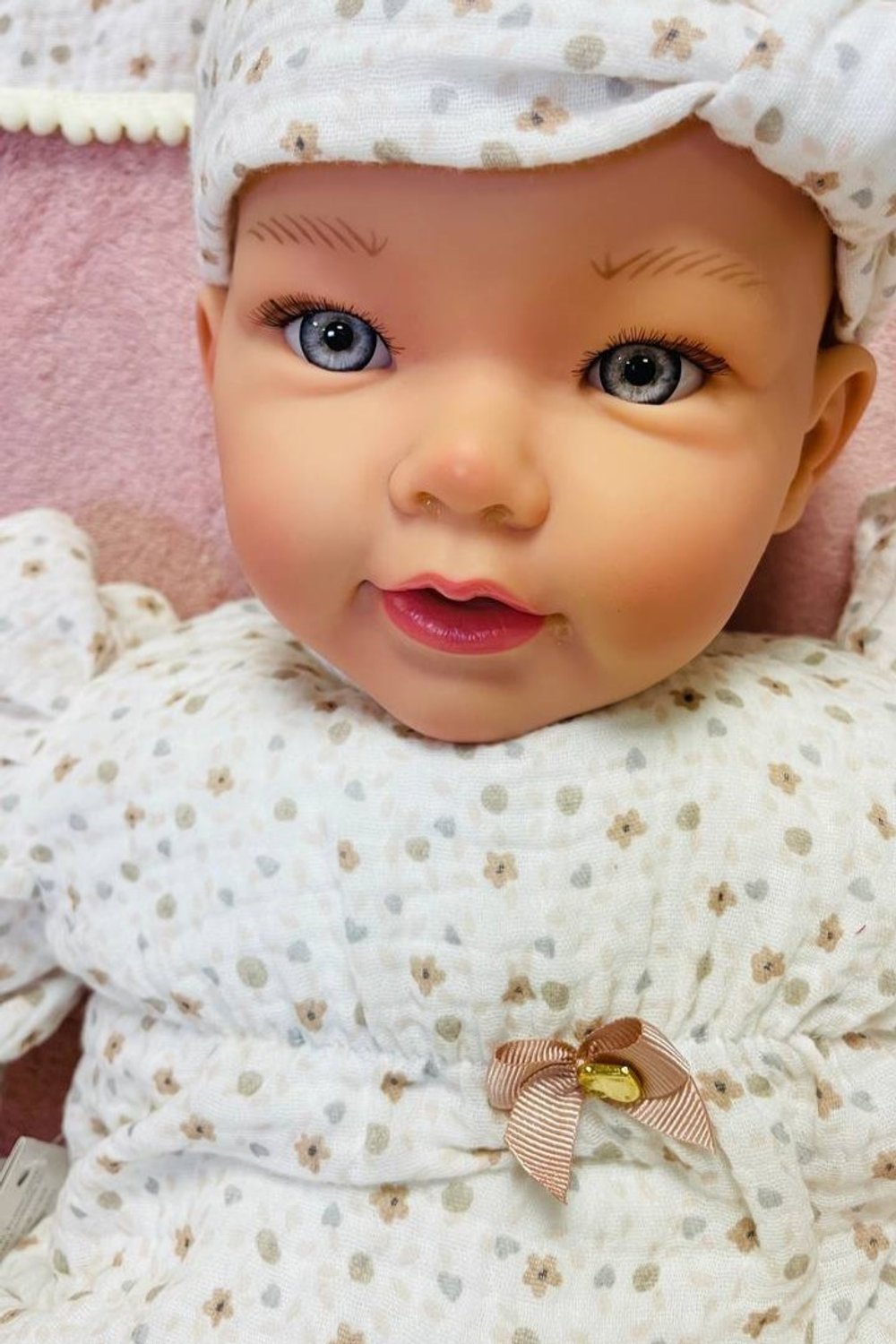 УЦЕНКАКукла Реборн Nines 48см Chloe мягконабивная (N0239)