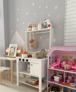 Стикеры НЕРОВНЫЙ ГОРОШЕК бежевый микс