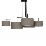 Ceiling design lamp  Noon 5 by Zeitraum (Grey)