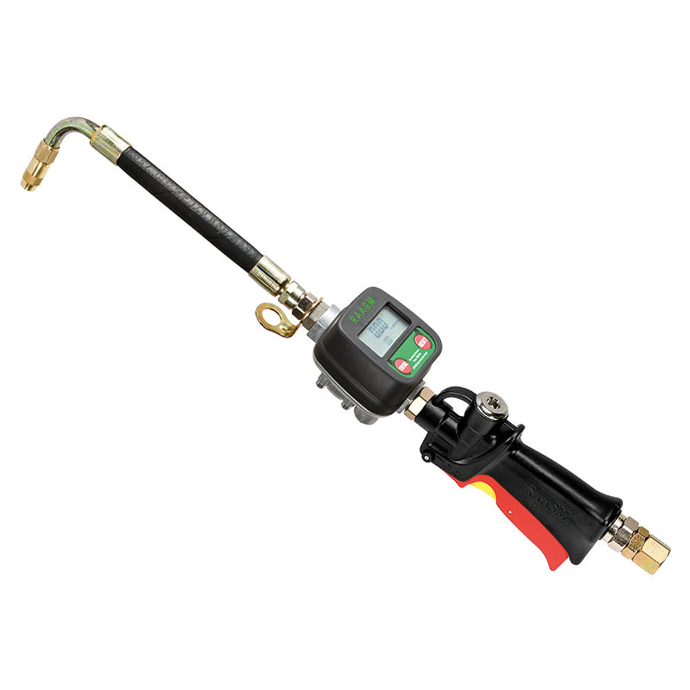 Пистолет для масла с электронным счетчиком, гибкий носик, полуавтоматический каплеуловитель