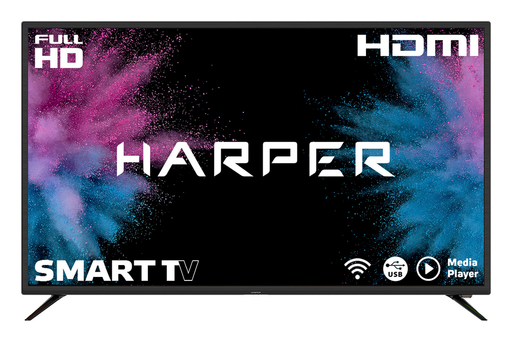 Телевизор Harper 43"; 43F690TS 1080p Full HD