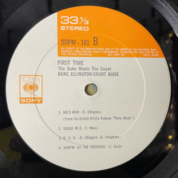 Винтажная виниловая пластинка LP Duke Ellington First Time. The Duke Ellington Meets The Count Basie (Japan 1974) (No Obi)