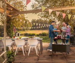 Барный стол - холодильник Keter Bevy Bar Large Cool brown