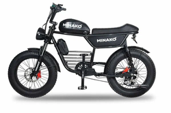 Электровелосипед Minako Bike (черный,хаки)