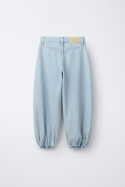 ZARA ДЖИНСЫ БОМБАЧИ, СИНИЙ