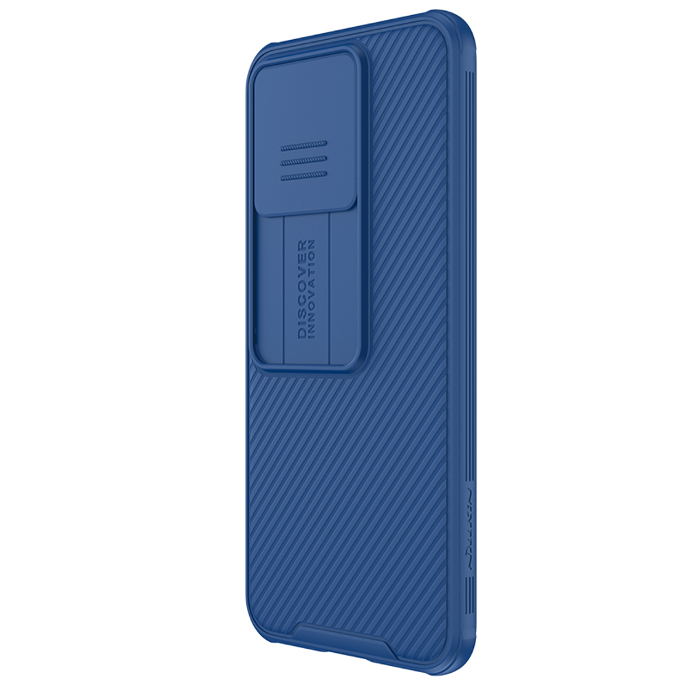 Чехол синего цвета от Nillkin для смартфона Xiaomi 13, с защитной шторкой для задней камеры, серия CamShield Pro