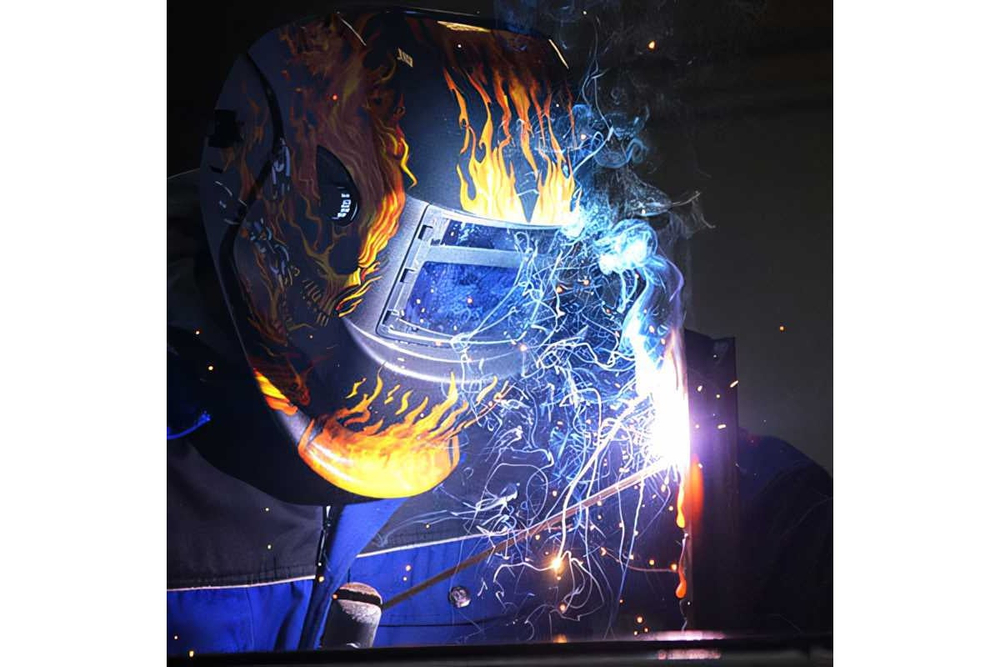 Маска сварщика Хамелеон Aurora A-777 Heavy Metal 9796