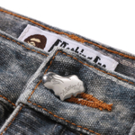 A Bathing Ape Bathing Ape Denim Short Skirts Cotton