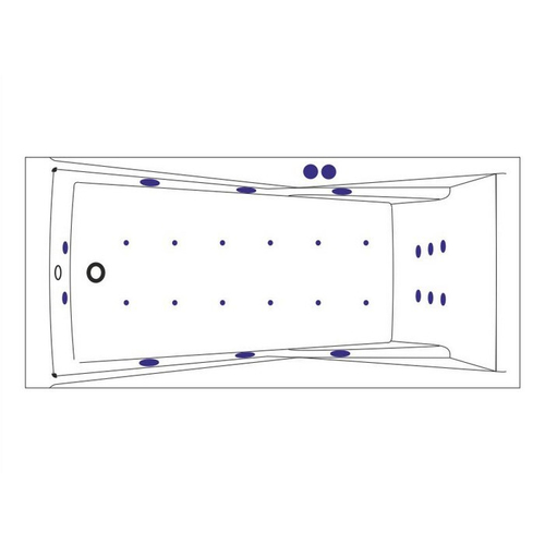 Акриловая ванна Excellent Palace Ultra 170x75 WAEX.PAL17.ULTRA