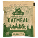 Kodiak Cakes, Овсянка с протеином, кленовый сироп и коричневый сахар, 6 пакетиков по 50 г (1,76 унции)