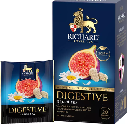 Чай зеленый Richard Digestive 20 пакетиков