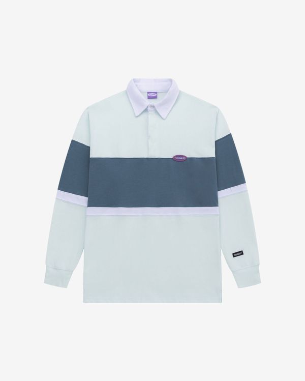 Лонгслив Rugby Голубо-Изумрудный - фото 1