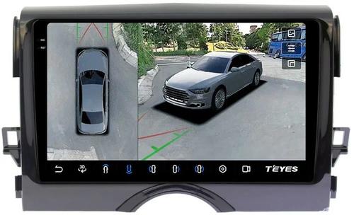 Магнитола для Toyota Mark X 130 2009-2019 - Teyes CC3-2K-360 на Android 10, Быстрая, 2K QLED, CarPlay, 4G SIM-слот, 4 камеры в комплекте