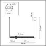 5007/28L ODL Подвес LED 28Вт 4000К 220В IP20 L-VISION