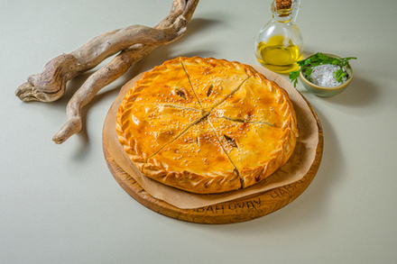 Даргинское чуду с мясом и картофелем